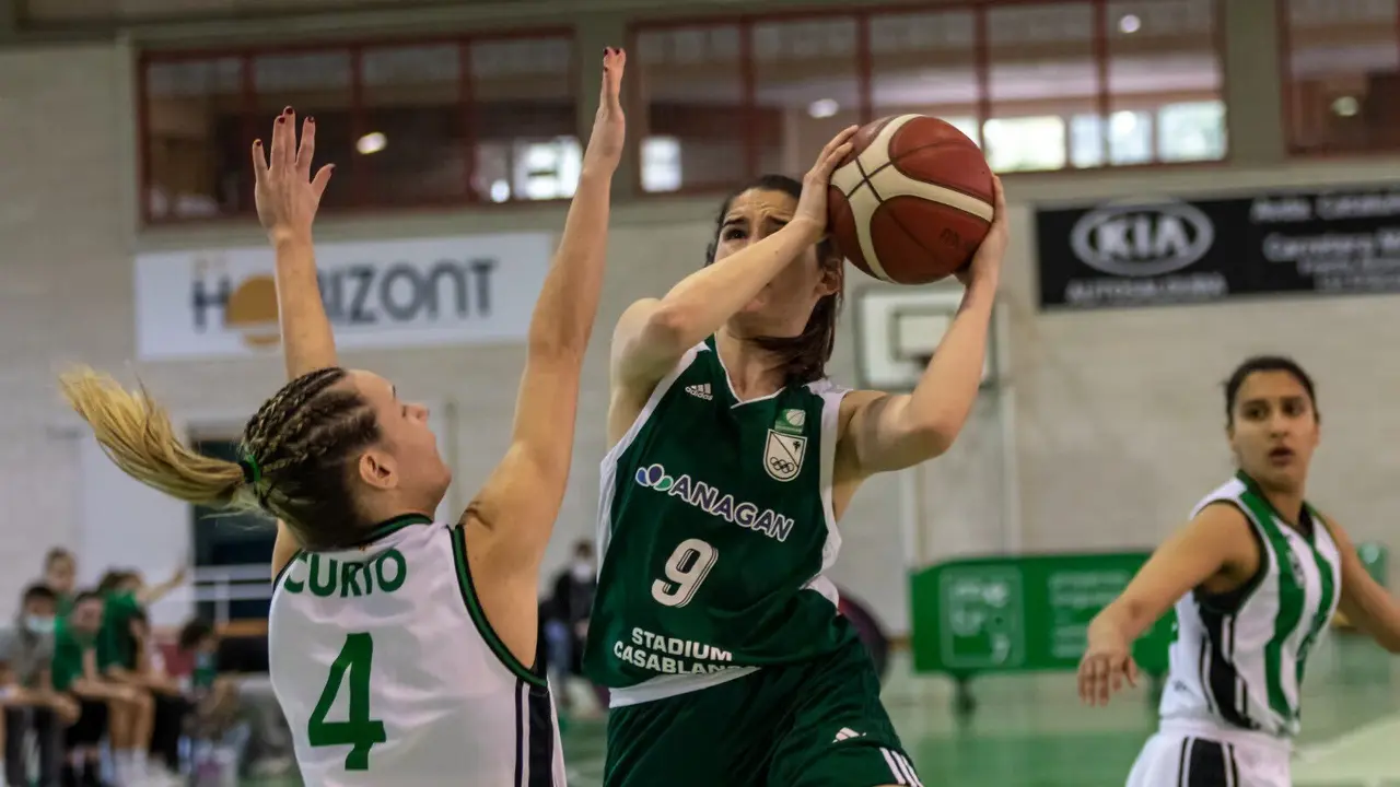 Ana Tainta, en un partido de la temporada pasada. Foto: Ra&uacute;l Morales