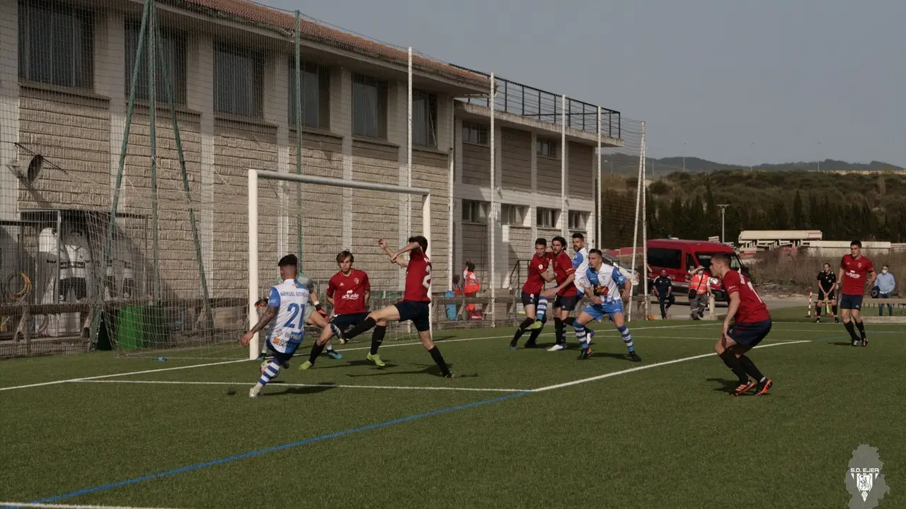 Derrota del Ejea en Navarra. Foto: SD Ejea