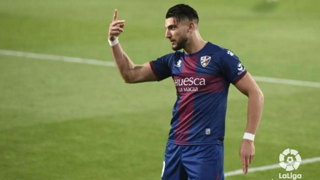 Rafa Mir hace disfrutar a la SD Huesca. Foto: La Liga.