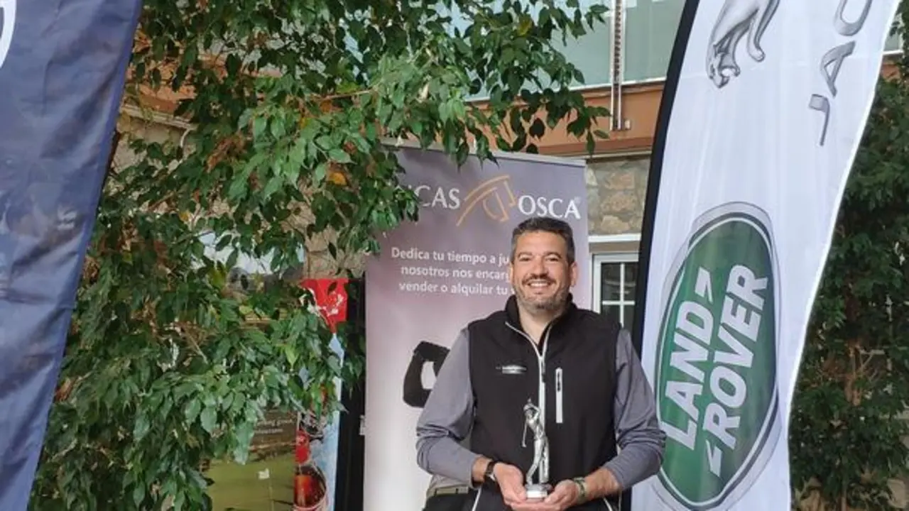 Roberto Ramos, ganador de la Liga Golf Guara. Foto: Cedida