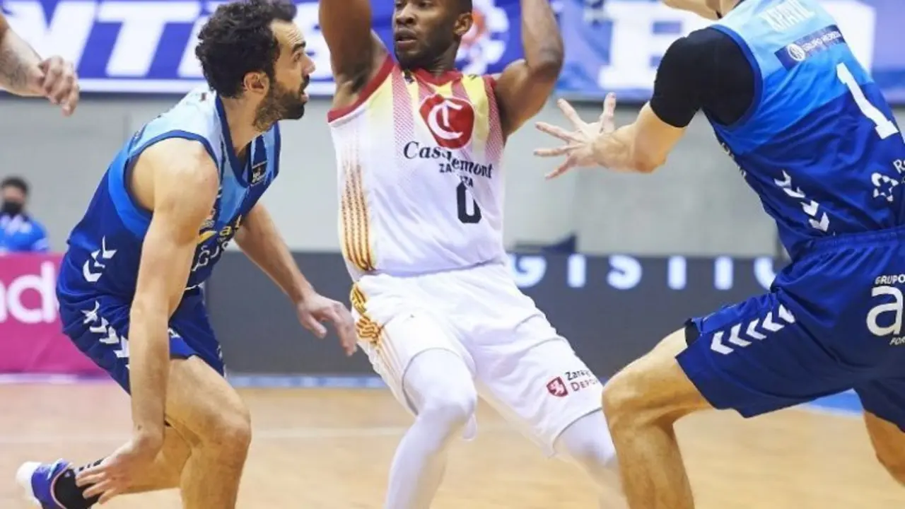 Sulaimon, en el partido de esta tarde. Foto: ACB