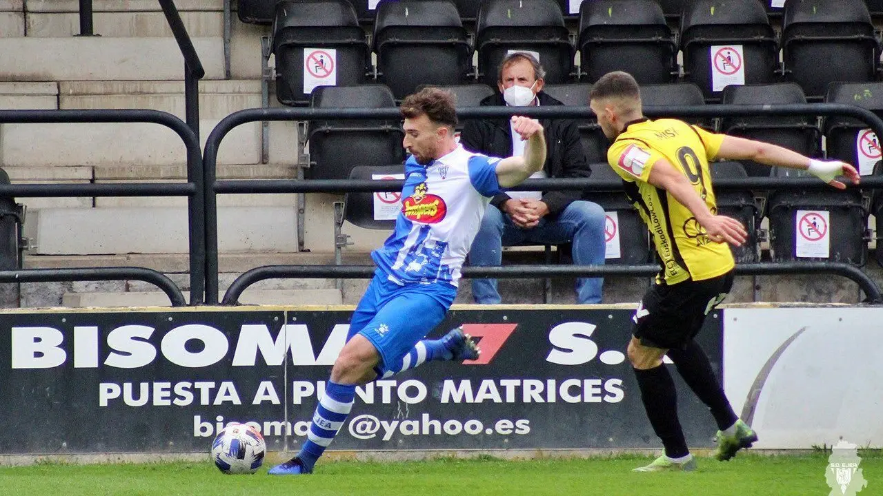 El Ejea viene de empatar ante el Portugalete. Foto: SD Ejea