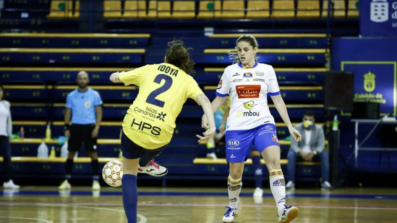 Imagen del encuentro entre Teldeportivo y Sala Zaragoza. Foto: Teldeportivo