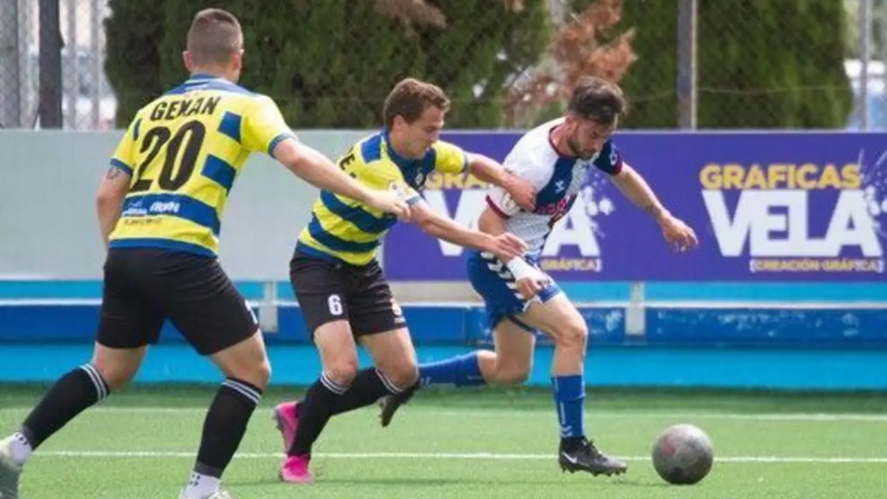 Victoria del Ebro ante el Real Uni&oacute;n. Foto: CD Ebro