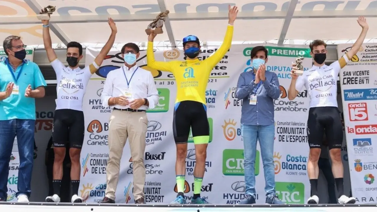 Toby Perry celebrando el triunfo en Alicante. | Foto: La Tova