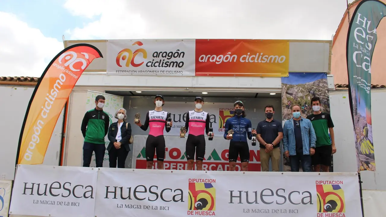 El podio de la Bguara. | Foto: CC Oscense