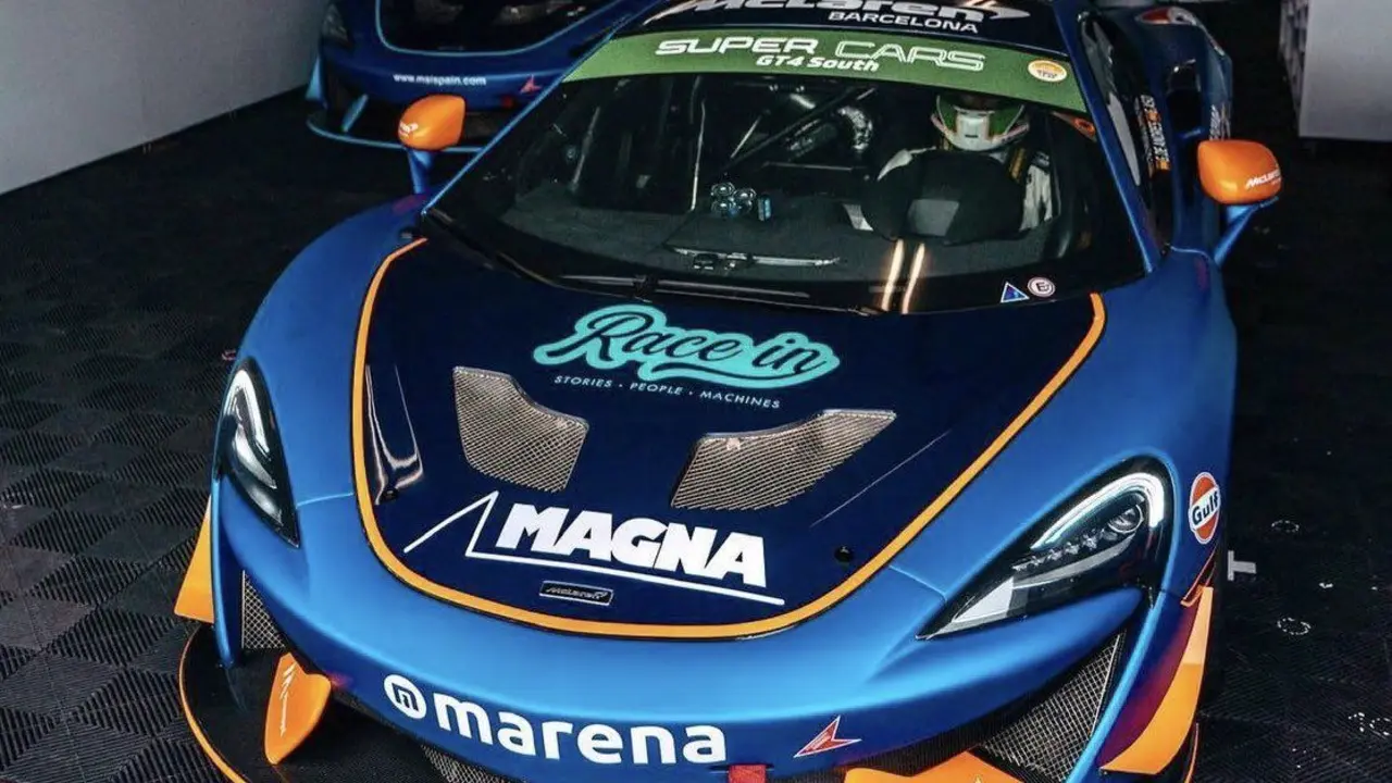 Imagen del coche pilotado por Guillermo Aso en Estoril. En la imagen en el Jarama. Foto: @AsoGuillermo