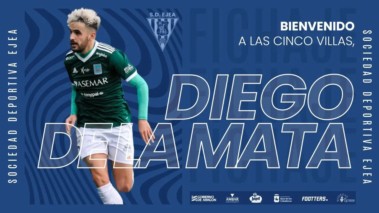 Diego de la Mata es la &uacute;ltima incorporaci&oacute;n al Ejea. Foto: Cedida