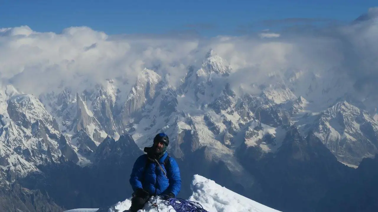 Mart&iacute;n El&iacute;as, en la imagen, invitado a Planeta Monta&ntilde;a by Huesca La Magia. Foto: M.E.
