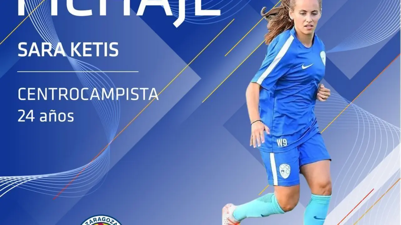 Sara Ketis, refuerzo internacional para el Zaragoza CFF. Foto: Zaragoza CFF