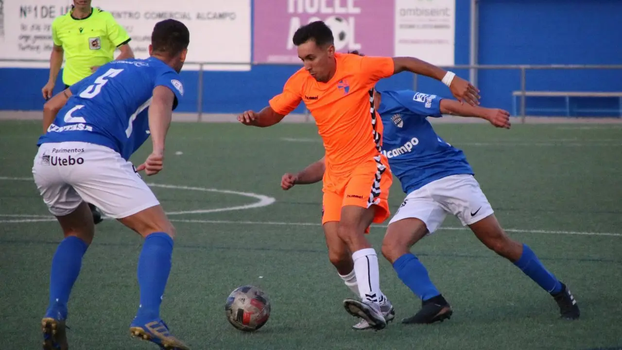 Imagen del partido de este s&aacute;bado. Foto: CD Ebro