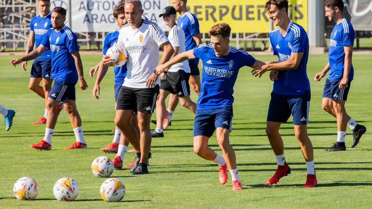 Pep Chavarr&iacute;a durante un entrenamiento. | Foto: Real Zaragoza