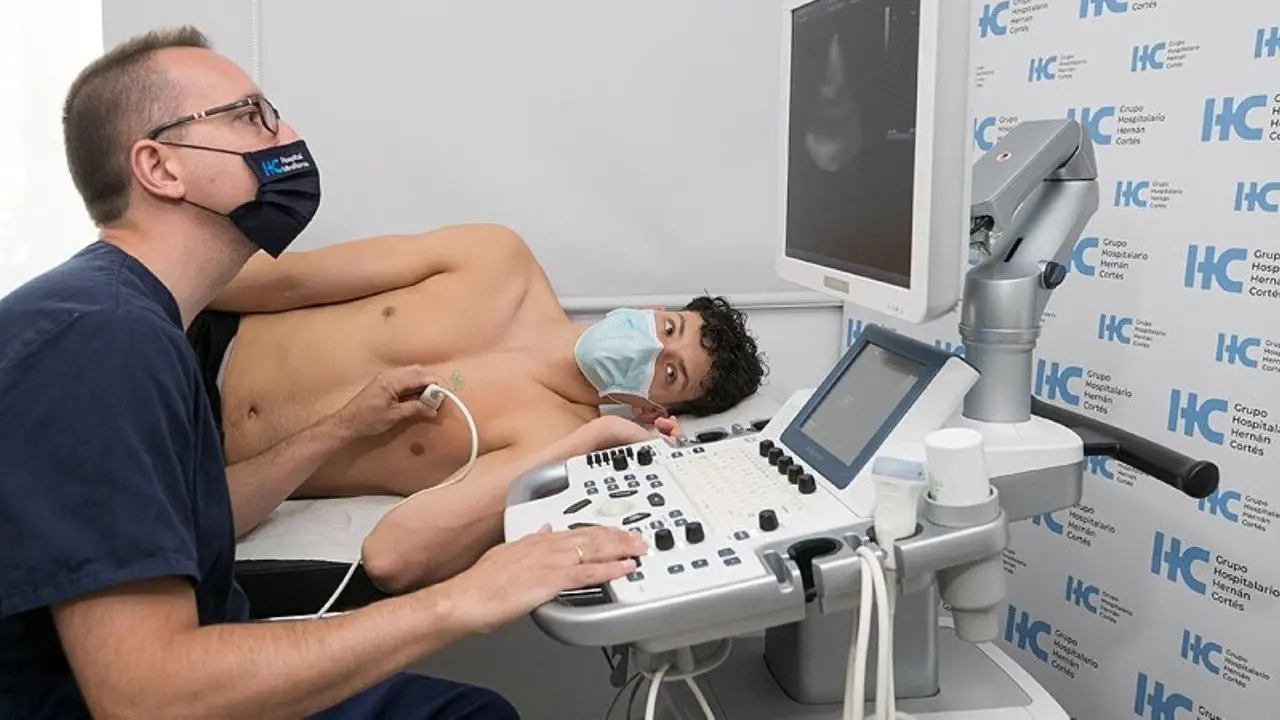 Hans Vanwijn, durante las pruebas m&eacute;dicas. Foto: ComunicacionesMil