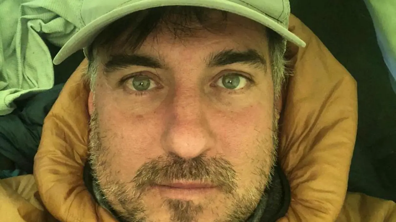 'Selfie' de Carlos Su&aacute;rez en la expedici&oacute;n al Pamir para escalar la Torre de Rusia. Foto: Cedida