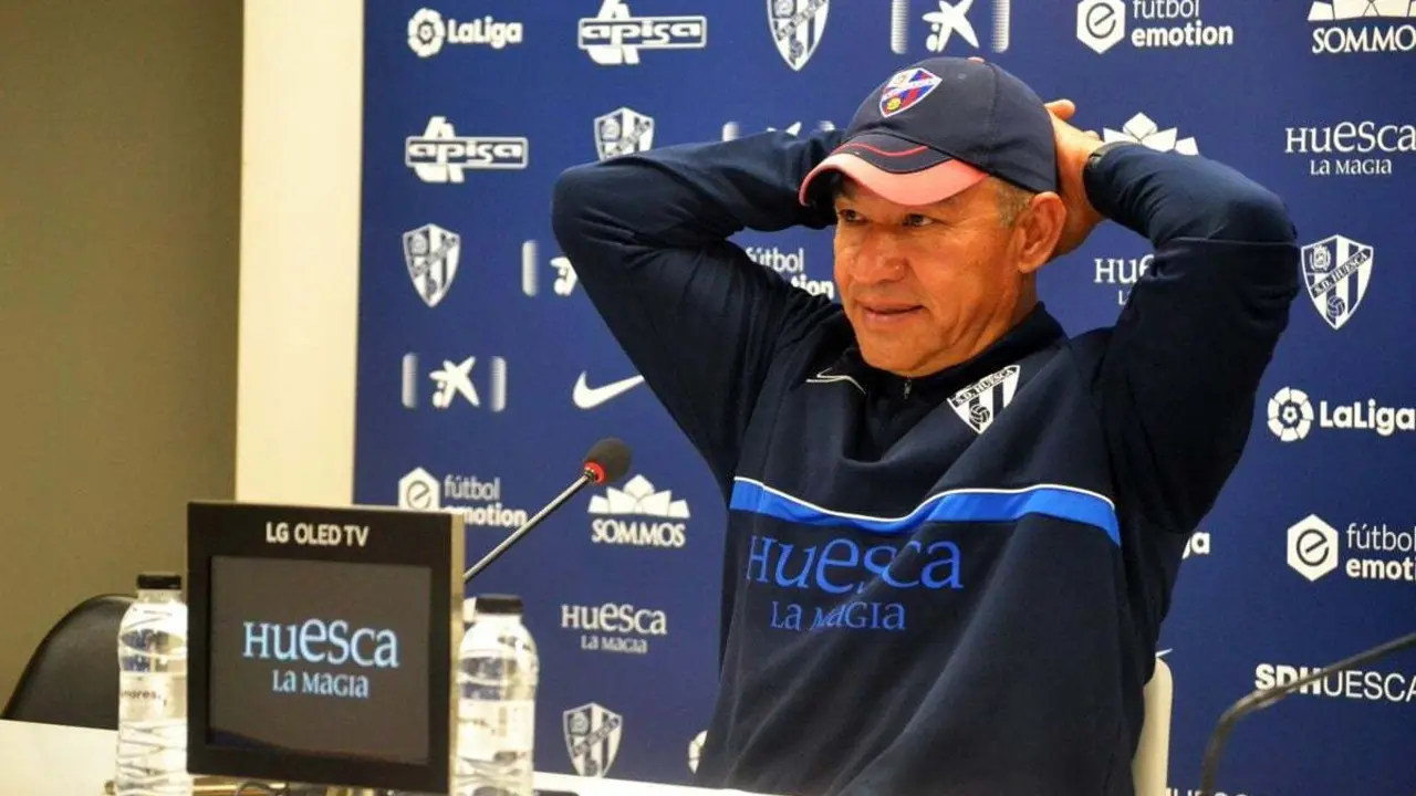 Nacho Ambriz, en rueda de prensa. Foto: Sportaragon