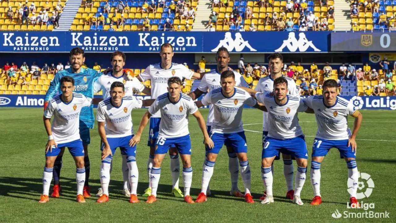 Once del Real Zaragoza en Alcorc&oacute;n | Foto: LFP