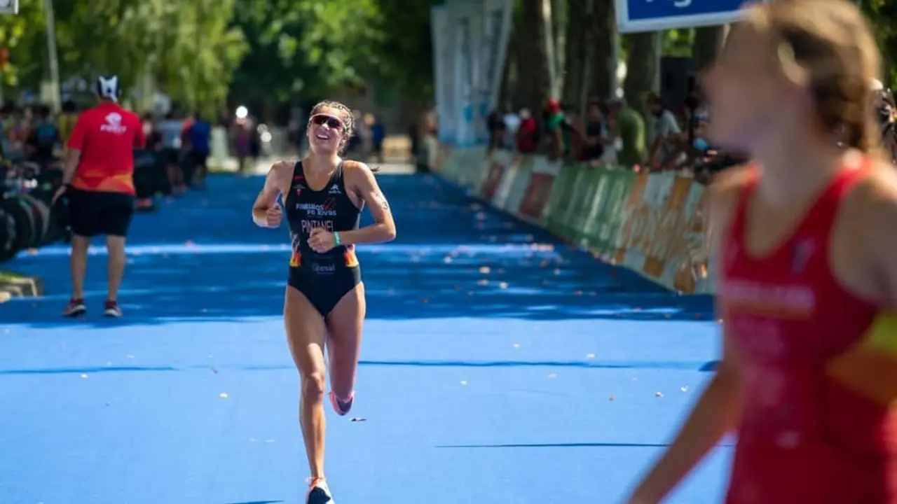 La aragon&eacute;s Marta Pintanel entr&oacute; en segunda posici&oacute;n y se qued&oacute; a 12 segundos del oro. Foto: Fatri/Javier Theilaker