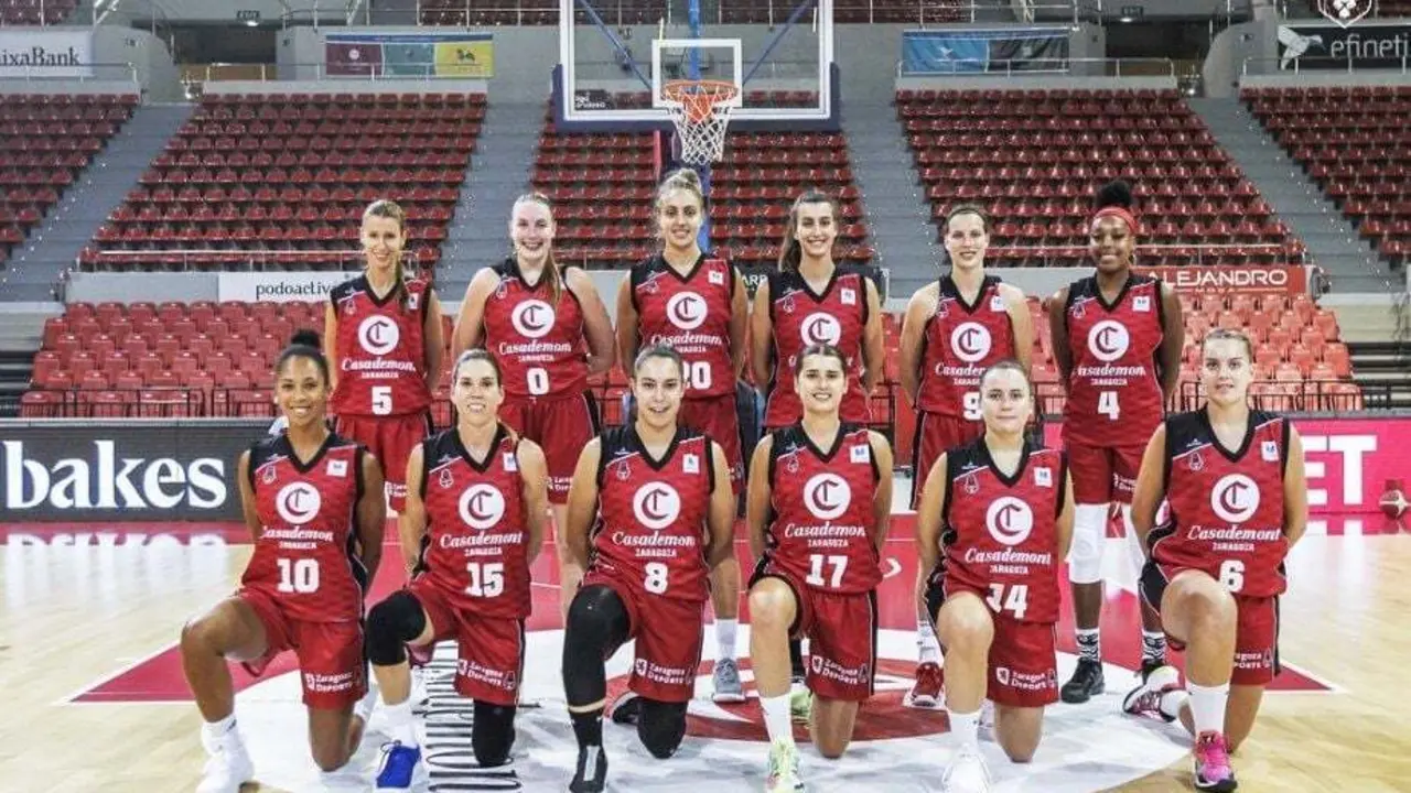 La plantilla de la temporada 21/22. Foto: Casademont Zaragoza