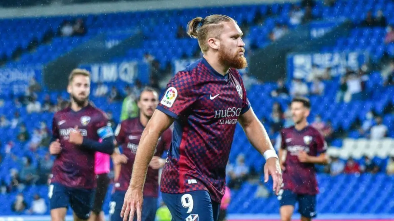 Pitta marc&oacute; un doblete ante la Real 'B' hace m&aacute;s de un a&ntilde;o | Foto: SD Huesca