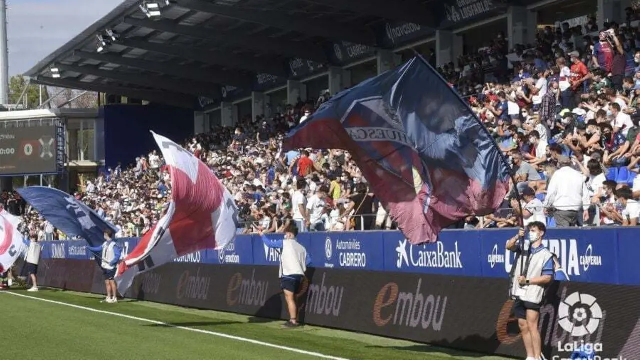 Los oscenses suman un bagaje negativo en El Alcoraz. Foto: La Liga.