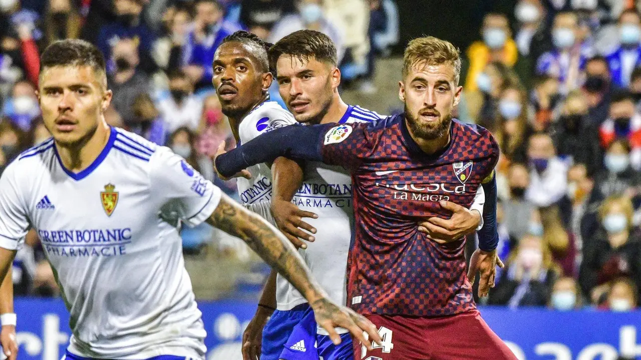 Jorge Pulido en el Real Zaragoza - SD Huesca | Foto: LaLiga