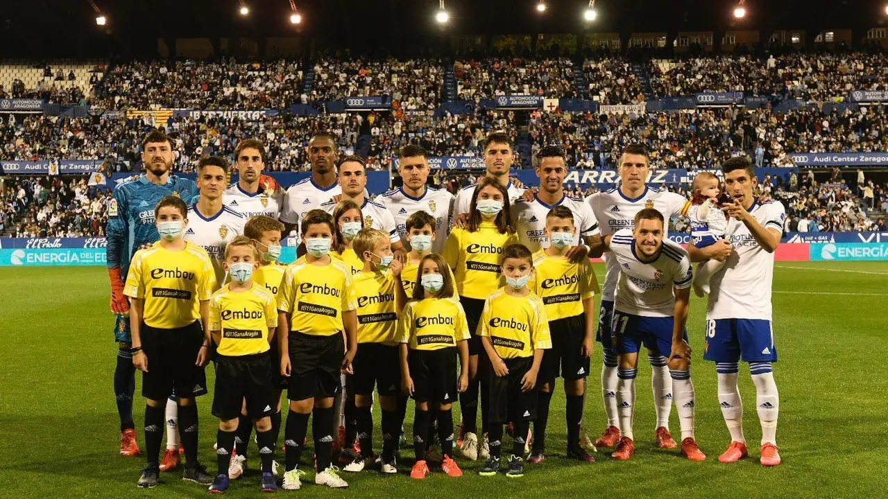 El once del Real Zaragoza ante la SD Huesca | Foto: Real Zaragoza