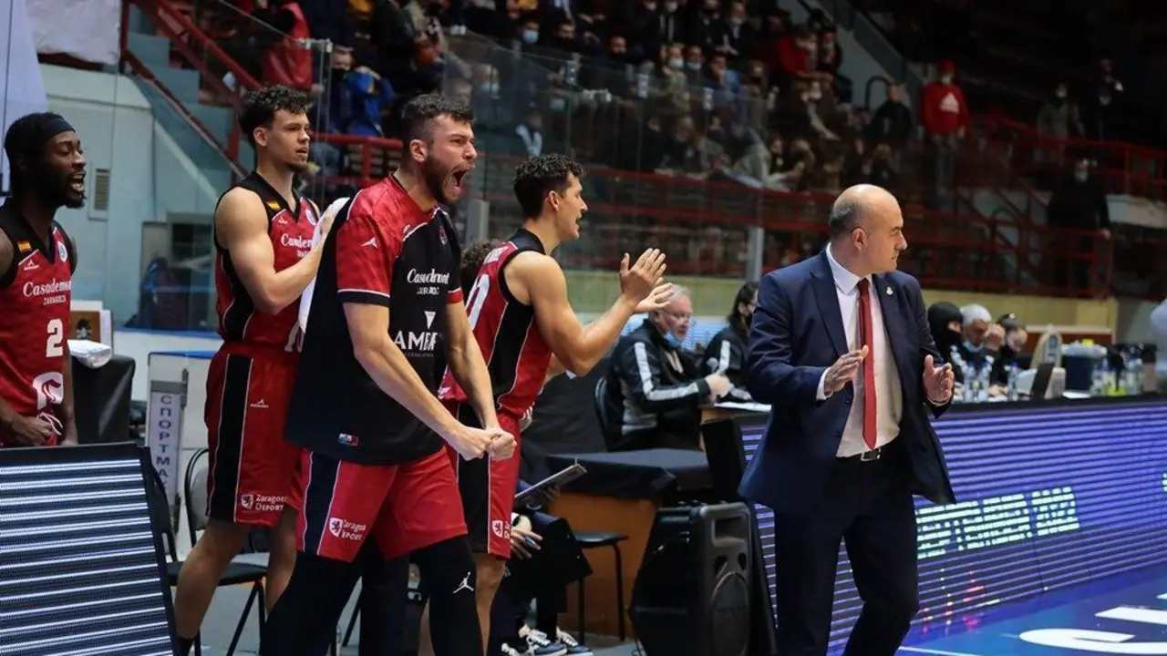 Jaume Ponsarnau, en el partido de la semana pasada ante Saratov. Foto: FIBA