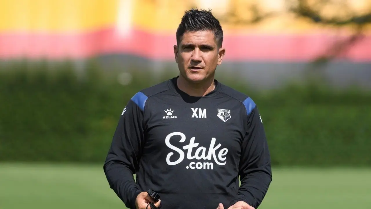 Xisco Mu&ntilde;oz, en la imagen, cuando era entrenador del Watford. Foto: Watford