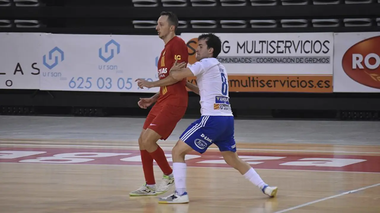 Richi Felipe, en el partido ante Santa Coloma