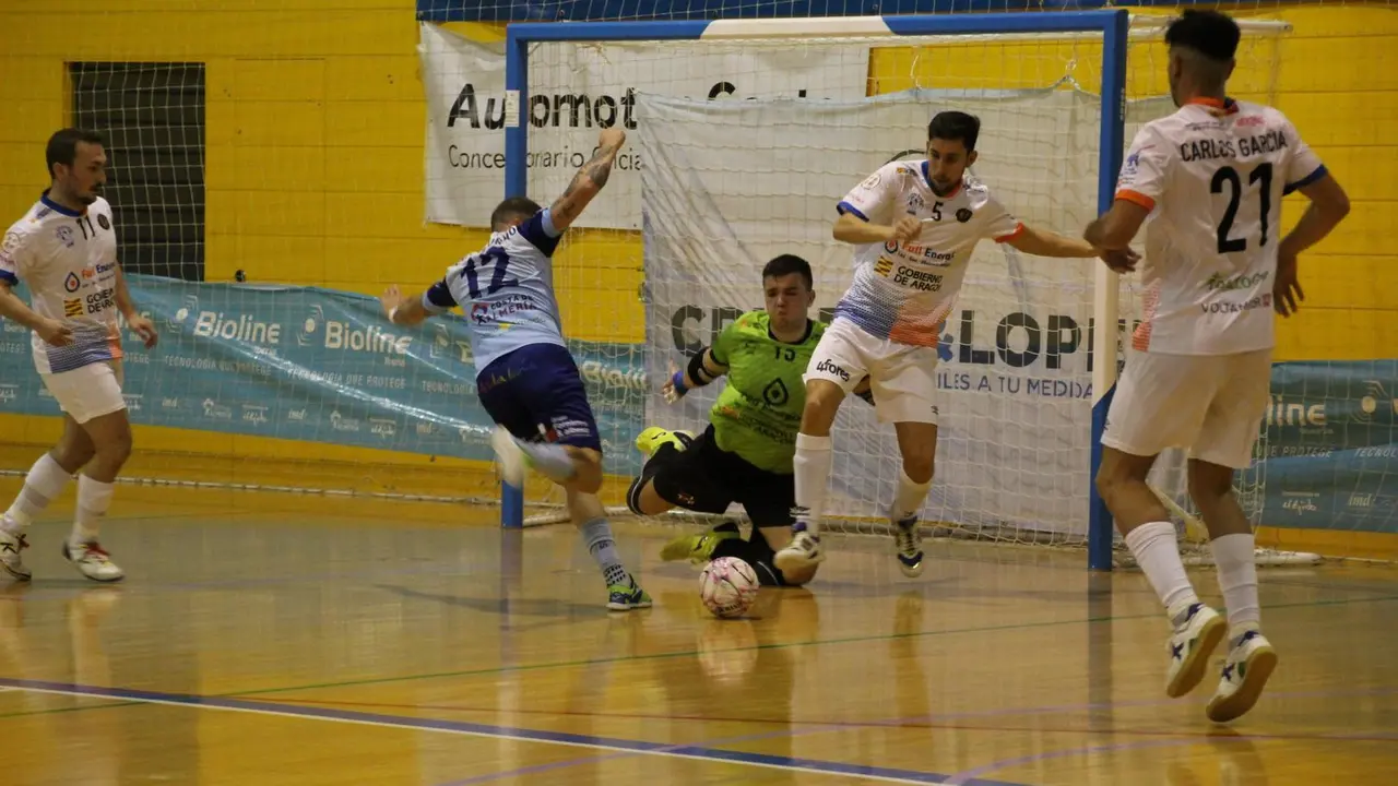 Un lance del partido ante El Ejido