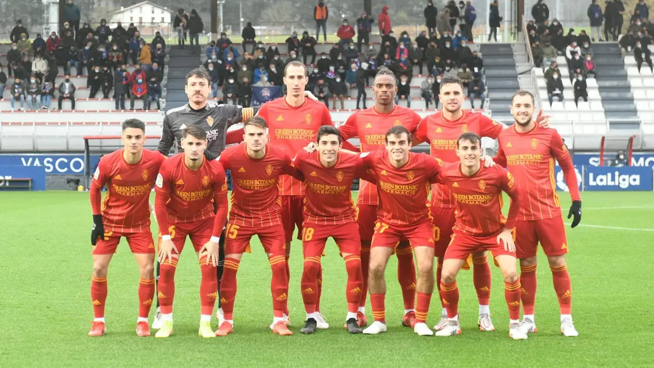 El once del Real Zaragoza ante el Amorebieta | Foto: Real Zaragoza