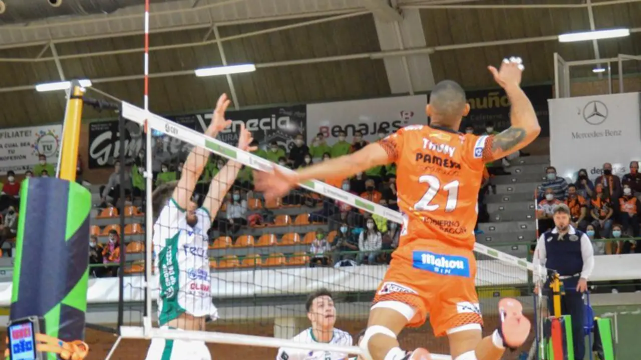 El CV Teruel en su debut europeo. | Foto: CV Teruel