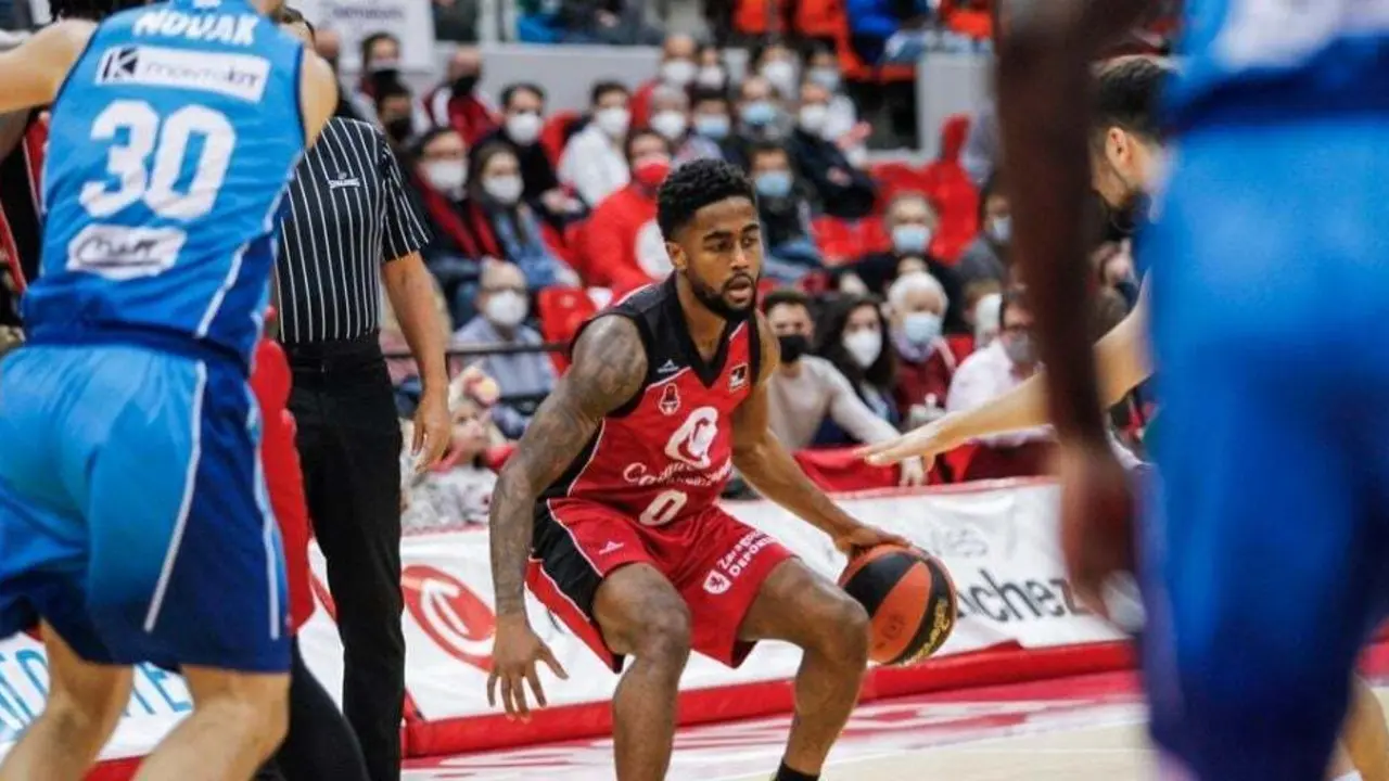 Jordan Bone, el domingo ante el Fuenlabrada | Foto: Esther Casas / Casademont Zaragoza