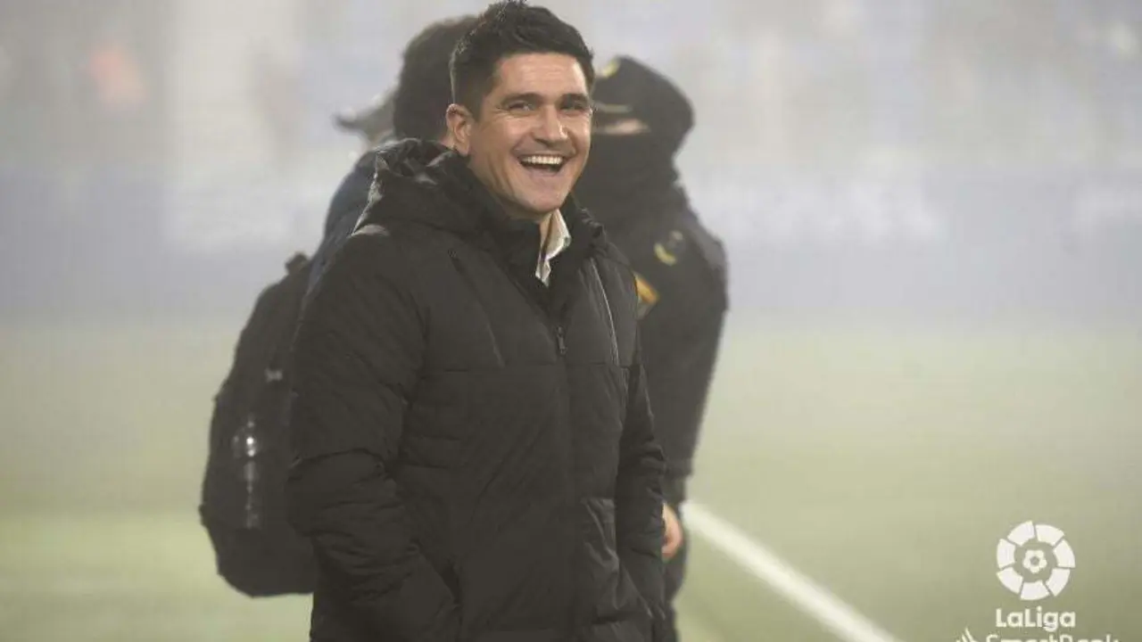 Xisco ante el Alcorc&oacute;n. | Foto: LaLiga