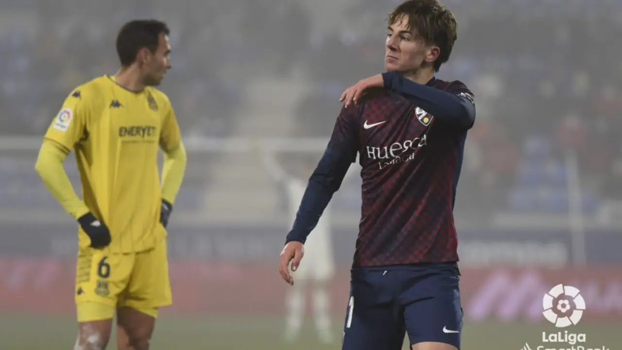 Manu Rico en su debut contra el Alcorc&oacute;n. | Foto: LaLiga