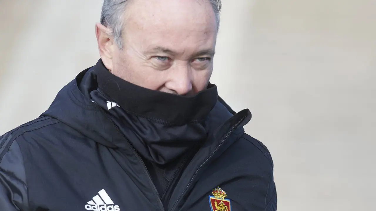 Juan Ignacio Mart&iacute;nez dirige un entrenamiento |&nbsp;Real Zaragoza