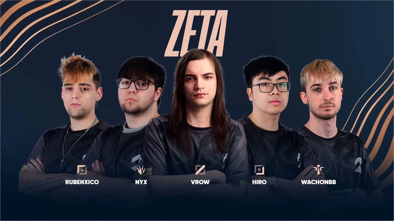 El 'roster' de Zeta Gaming para esta temporada. | Foto: LVPes