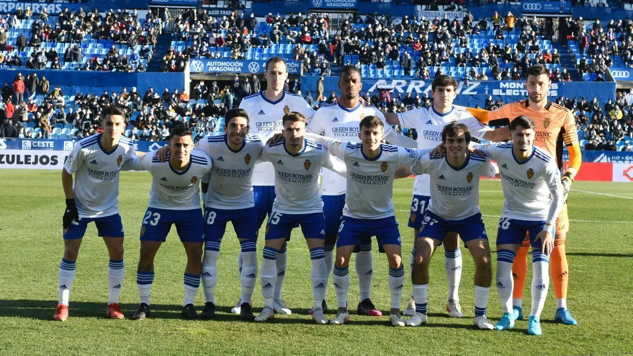 El once del Real Zaragoza en el duelo ante el Valladolid | Foto: Real Zaragoza