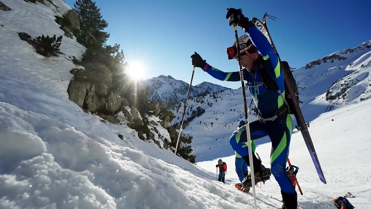 El esqu&iacute; de monta&ntilde;a es un deporte que deja bellas im&aacute;genes y donde la exigencia es m&aacute;xima. Foto: Alejandro Pe&ntilde;a