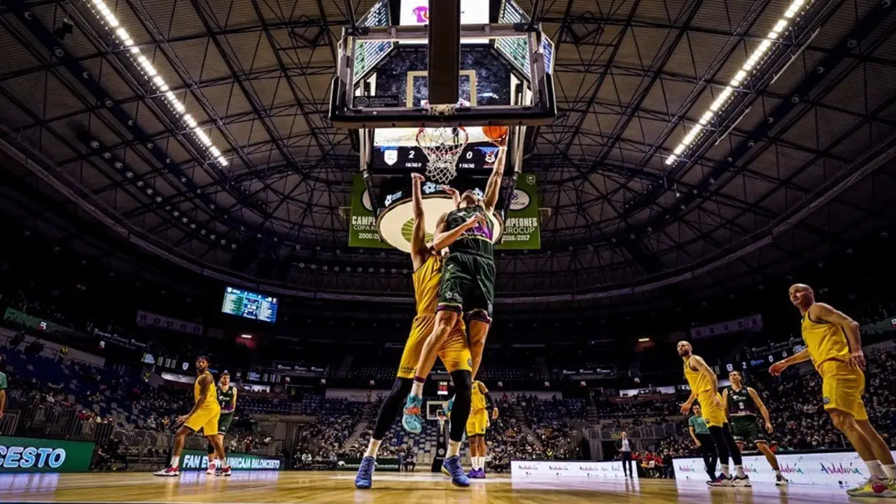 Partido de este mi&eacute;rcoles de Unicaja en BCL | Foto: FIBA