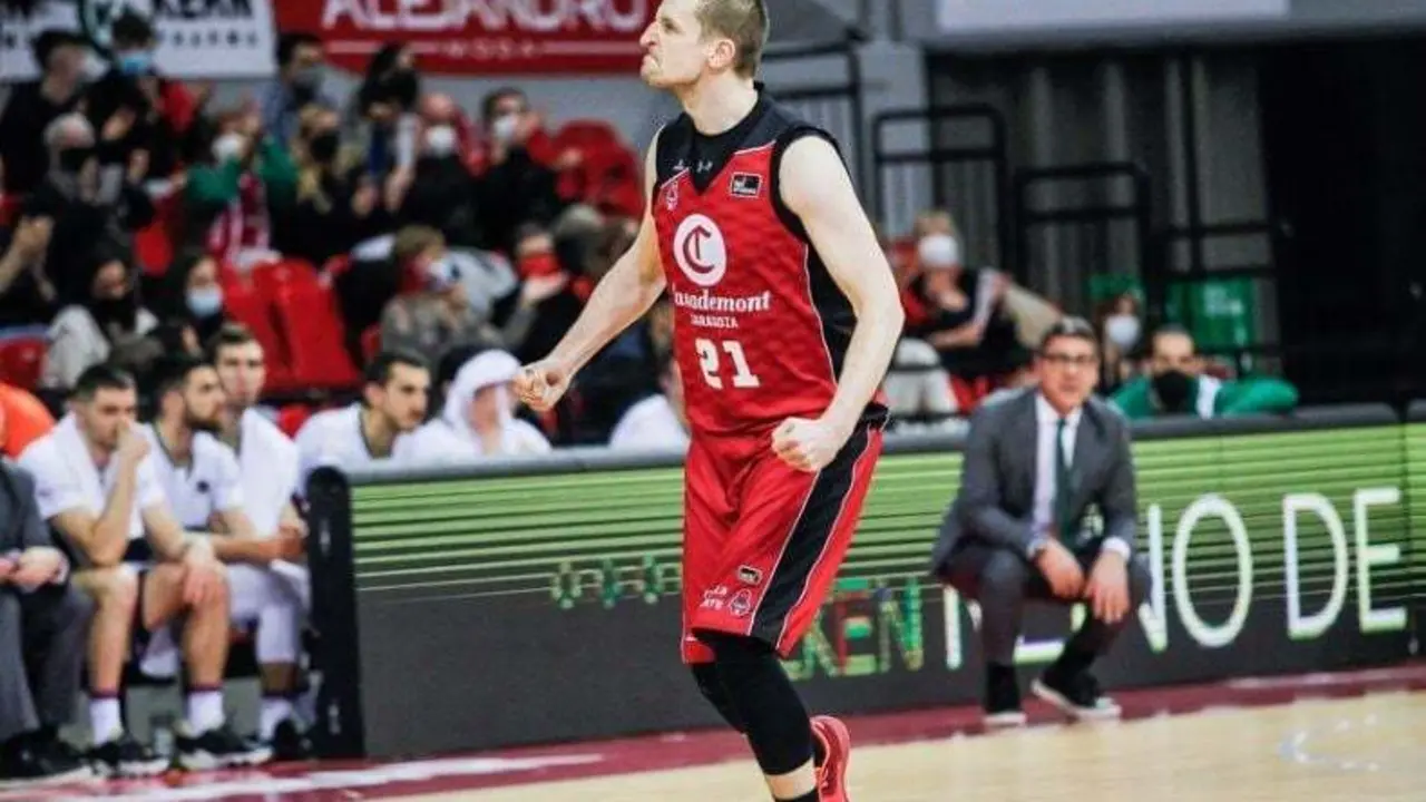Adam Waczynski, el s&aacute;bado pasado ante Unicaja | Foto: Esther Casas / Casademont Zaragoza