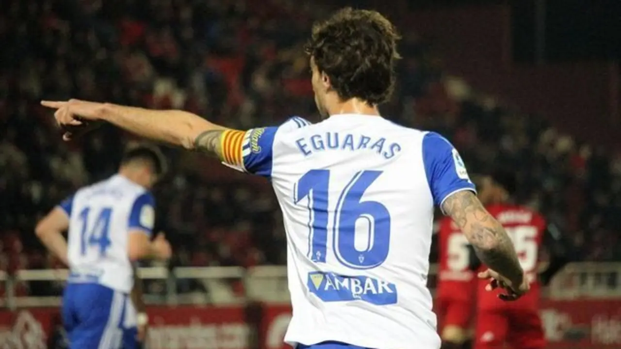 &Iacute;&ntilde;igo Eguaras capitanea al Real Zaragoza. 