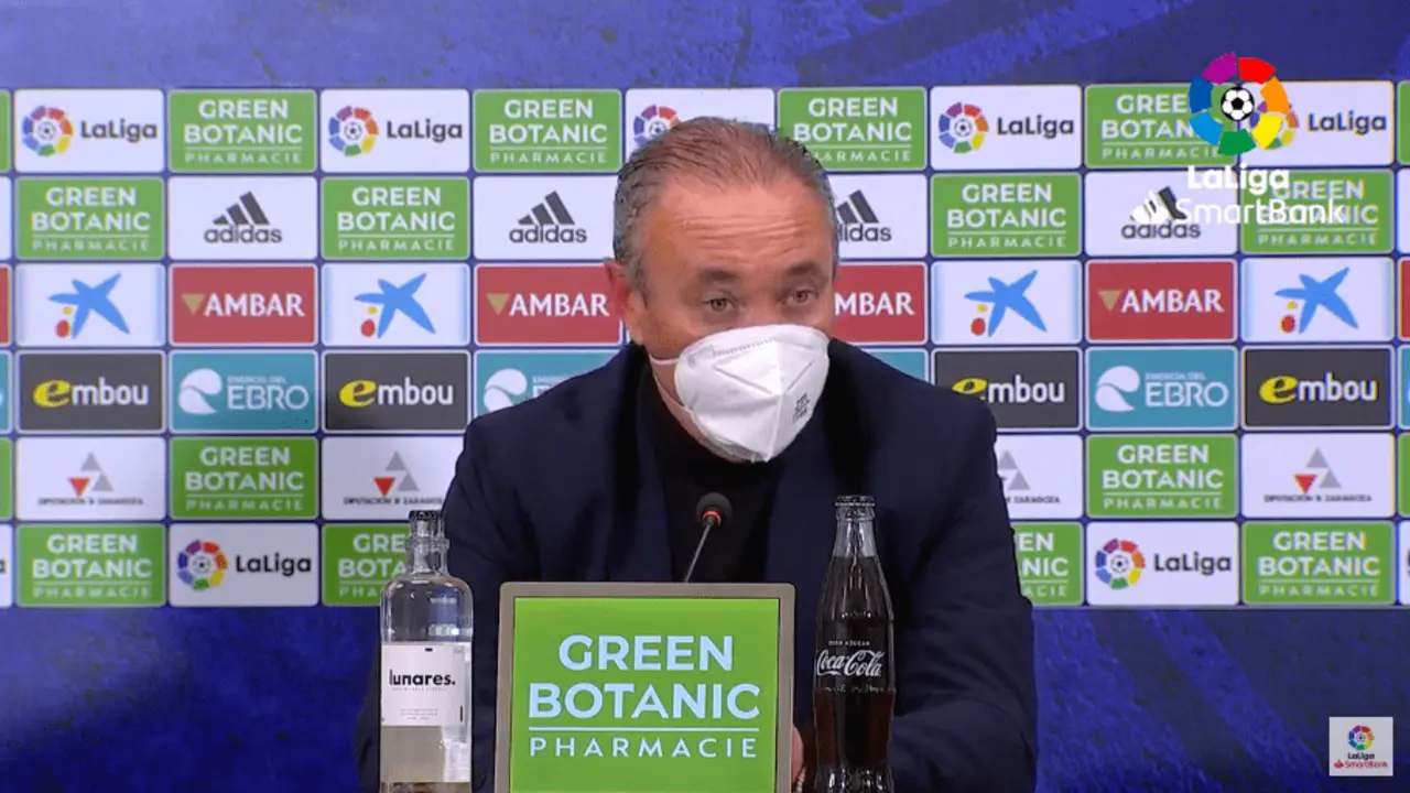 Juan Ignacio Mart&iacute;nez en rueda de prensa. Foto: canal de You Tube de LaLiga.