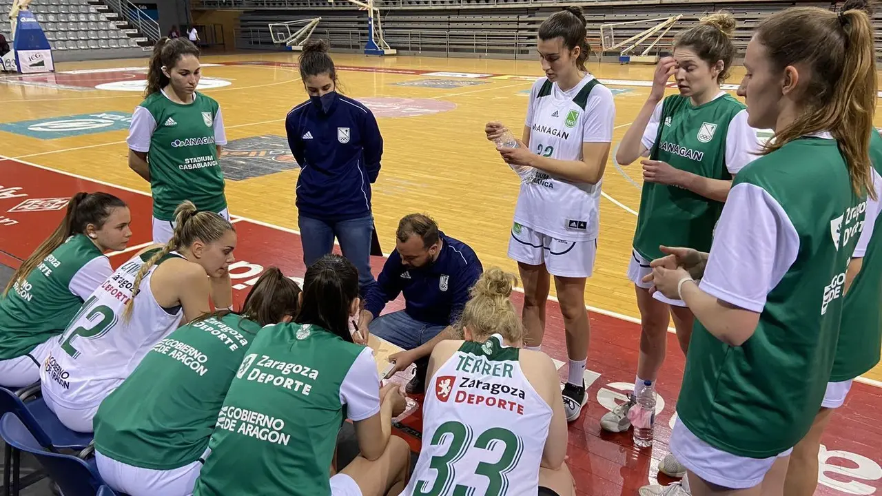 El Anag&aacute;n Stadium Casablanca, en un tiempo muerto de Dani Rubio | Foto: @STCBaloncesto