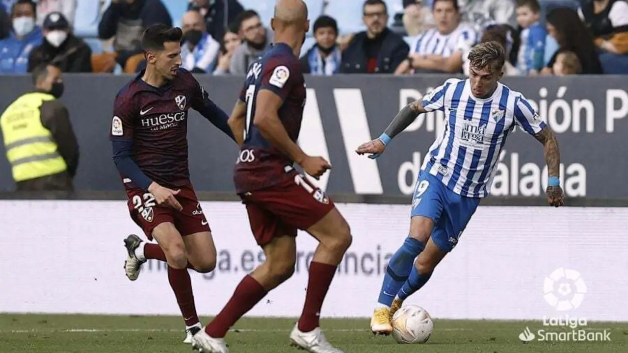 Mikel Rico y Juan Carlos ante el M&aacute;laga la pasada temporada | LaLiga