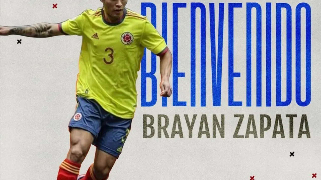 Cartel del F&uacute;tbol Emotion Zaragoza para la llegada de Brayan Zapata