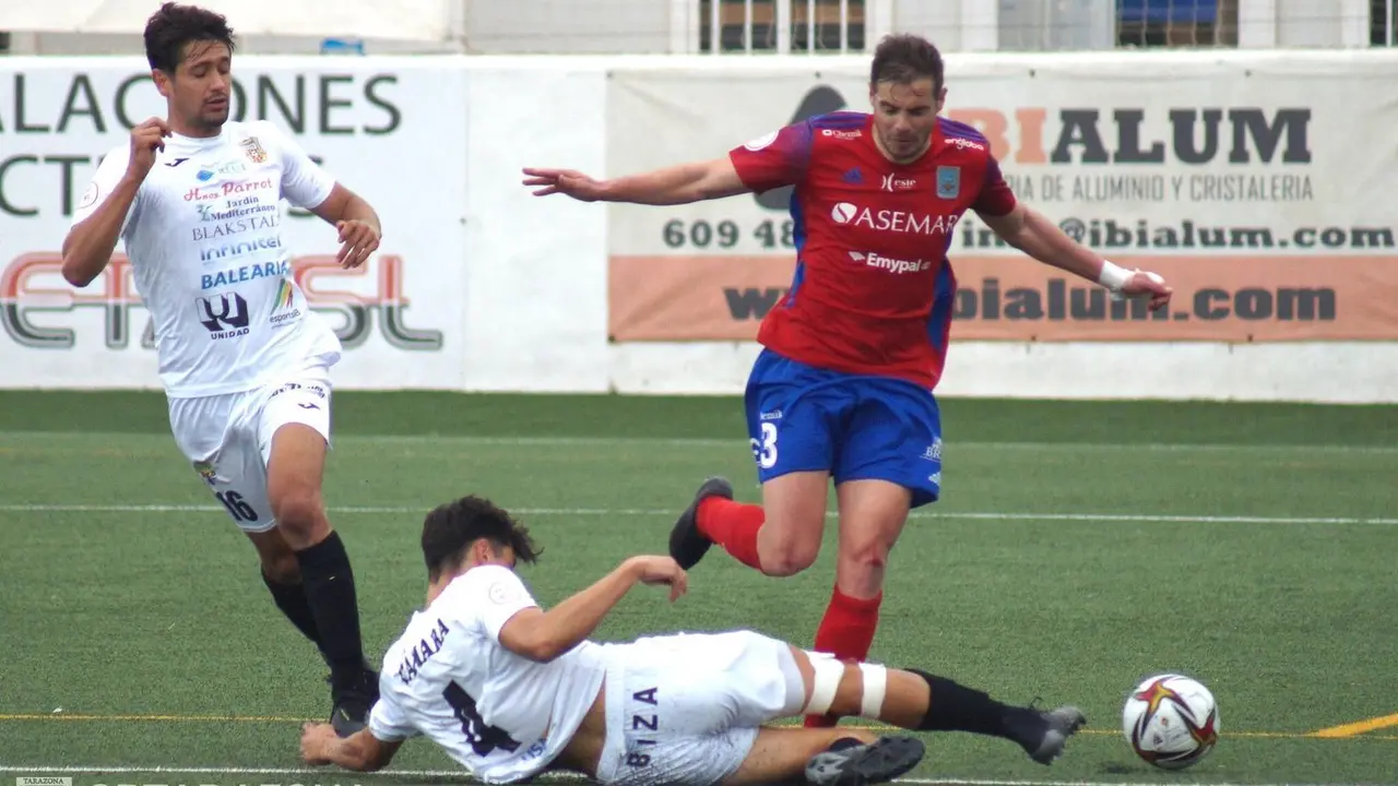 El Tarazona ante el Ibiza. | Foto: SD Tarazona
