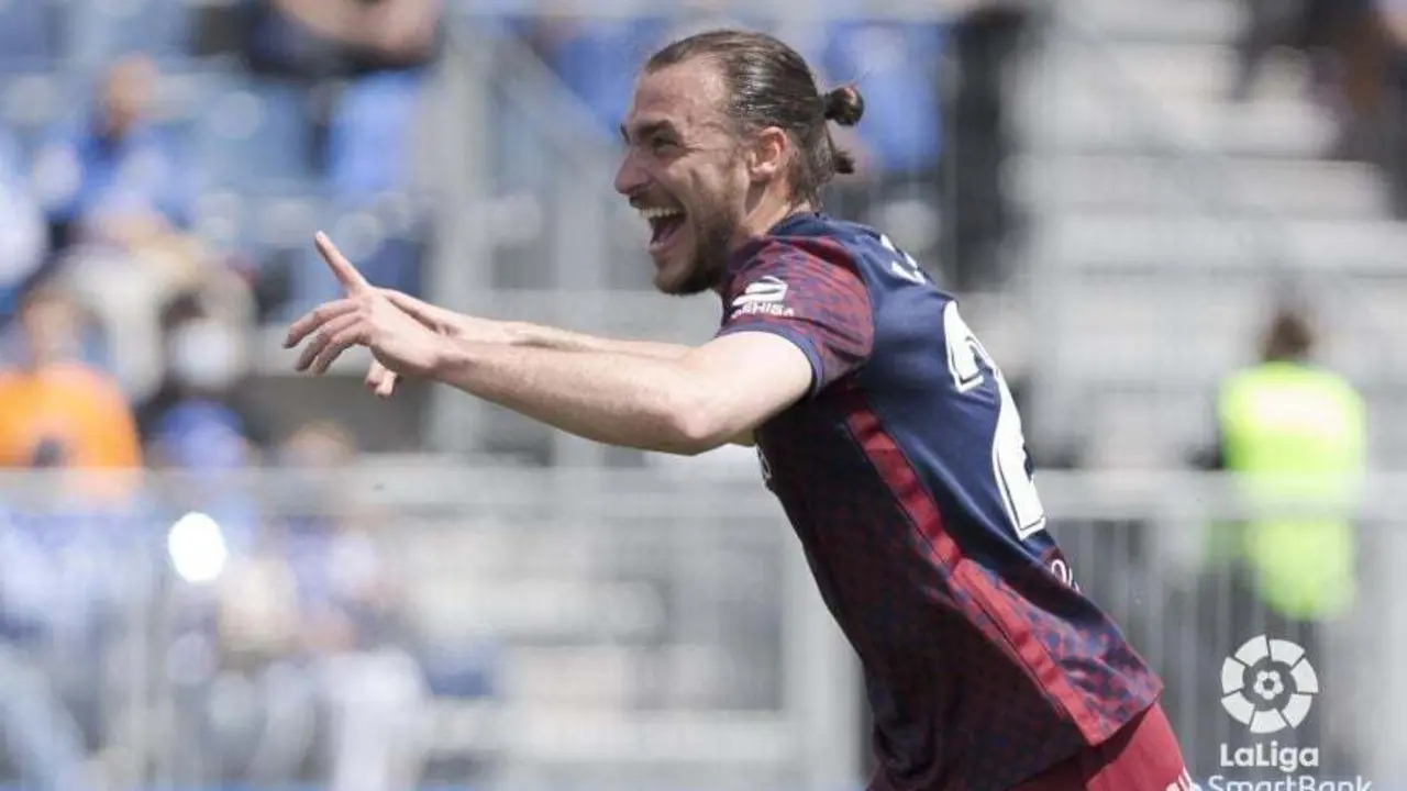 Ignasi Miquel celebra su gol | Foto: LaLiga