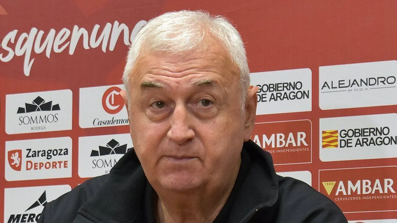 Dragan Sakota, este jueves en sala de prensa | Foto: Basket Zaragoza