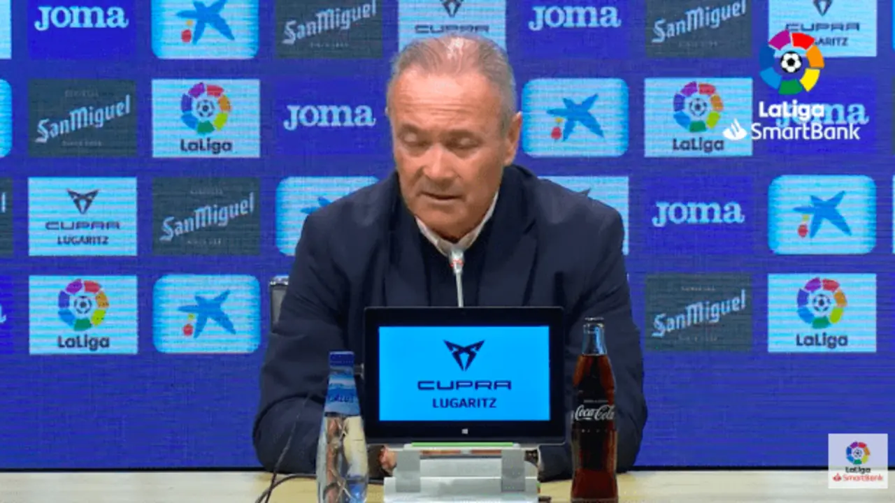 JIM en rueda de prensa. Foto: canal You Tube La Liga.